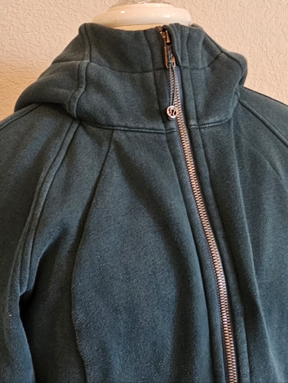 lululemon athletica Teal Hooded Full-Zip Sweatshirt - Picture 4 of 12